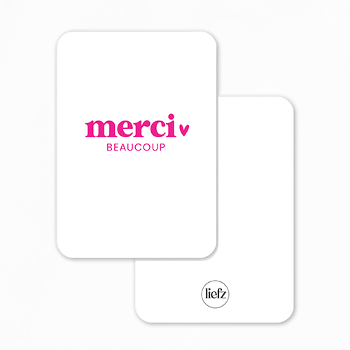 Midi kaart | Merci beaucoup