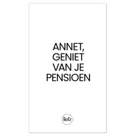 Fles etiket op maat | Eigen tekst