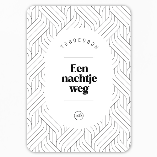 Tegoedbon | Een nachtje weg