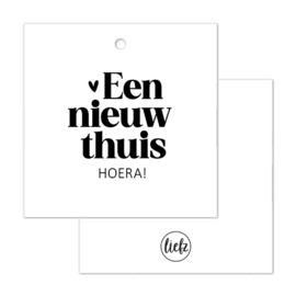 Cadeaulabel | Een nieuw thuis