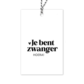 Cadeaulabel | Je bent zwanger