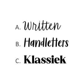 Stickers op maat | Naam |  10 stuks