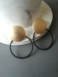 Circle² goud-zwart