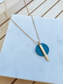 Halsketting Oona (donkerblauw)