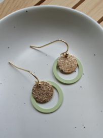 Polly (pastelgroen-goud)