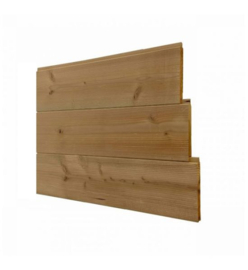 Thermowood planken tand en groef 28x125mm/200cm