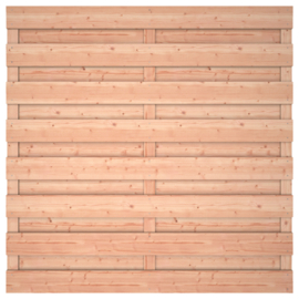 Planken scherm in Douglas hout 180x180