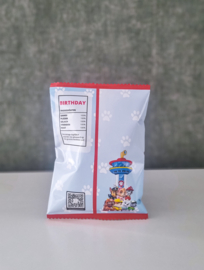 Gepersonaliseerde Paw Patrol chips / popcorn zakjes