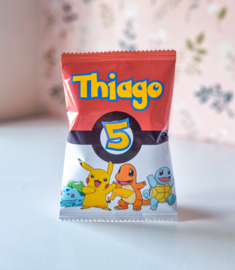 Gepersonaliseerde Pokémon chips / popcorn zakjes