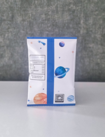 Gepersonaliseerde Ruimte chips / popcorn zakjes