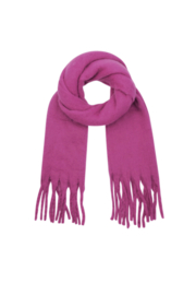 Sjaal franjes  fuchsia