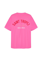 T-shirt Saint Tropez roze