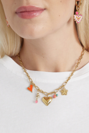 Ketting met bedels hart