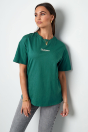 T-shirt oversized groen