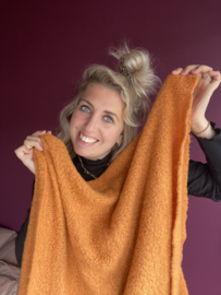 Sjaal Effen Licht oranje