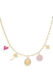 Ketting bedels palmboom