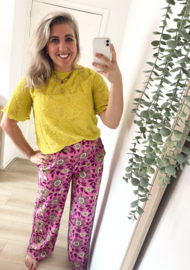Broek lily fuchsia