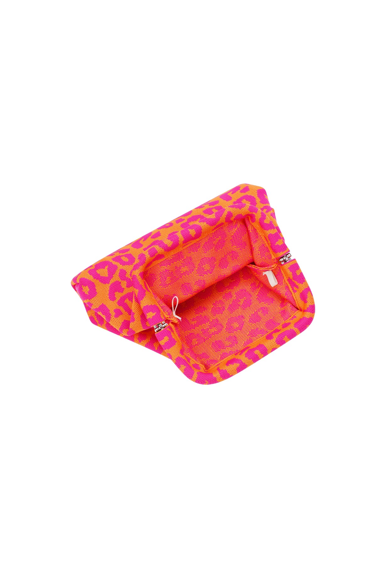 Tas luipaard oranje/roze