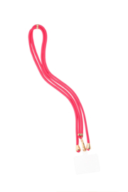 Telefoonkoord fel roze