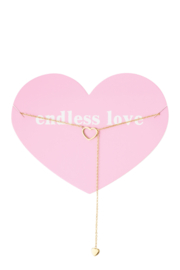 Ketting hart en hart  endless love