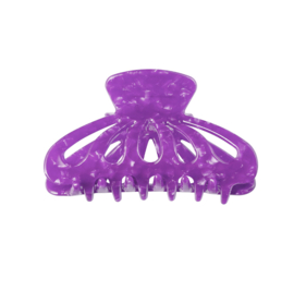 Haarclip schelp paars