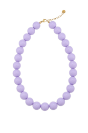 Ketting kralen groot lila