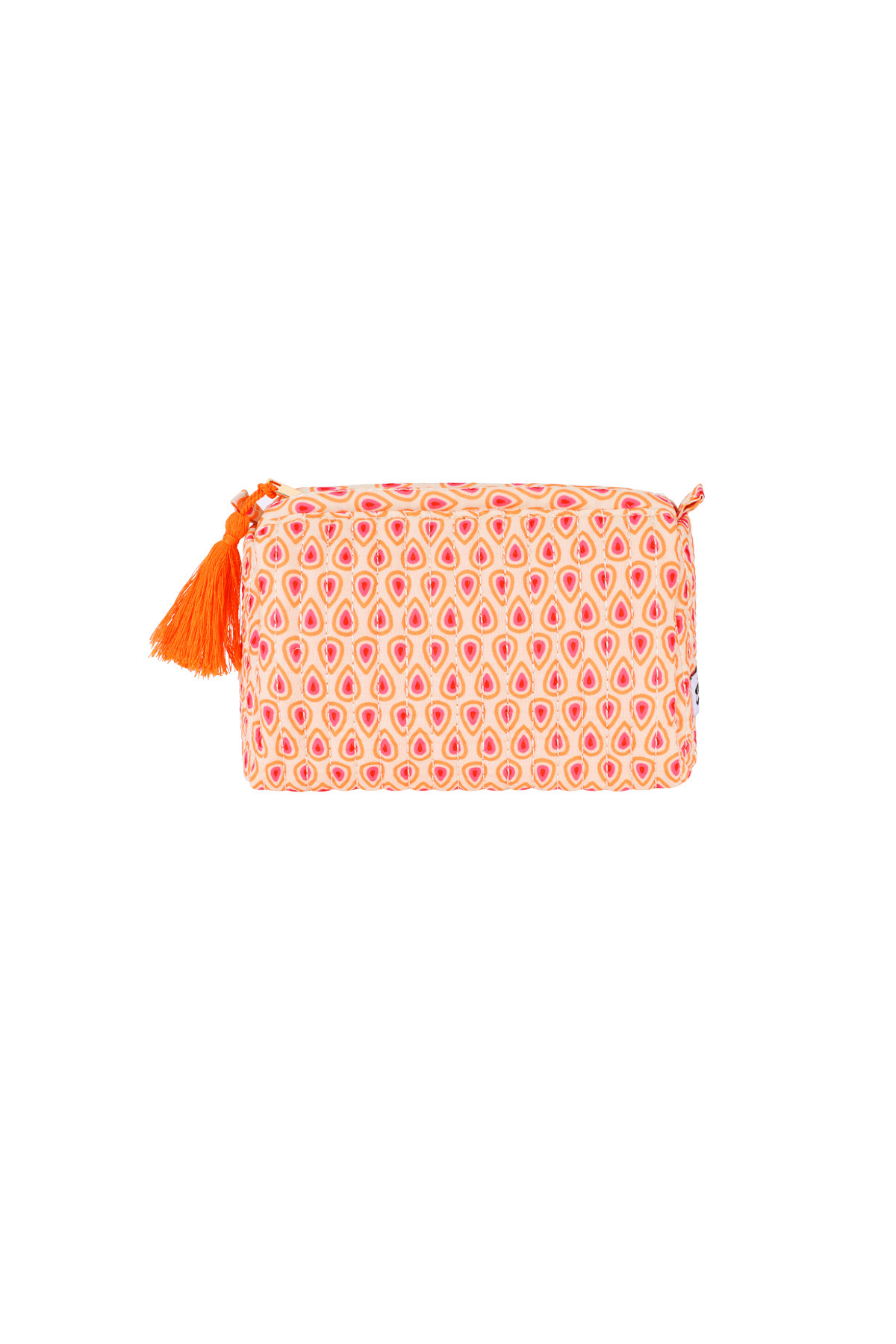 Toilettas retro oranje klein