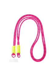 Telefoonkoord lang roze