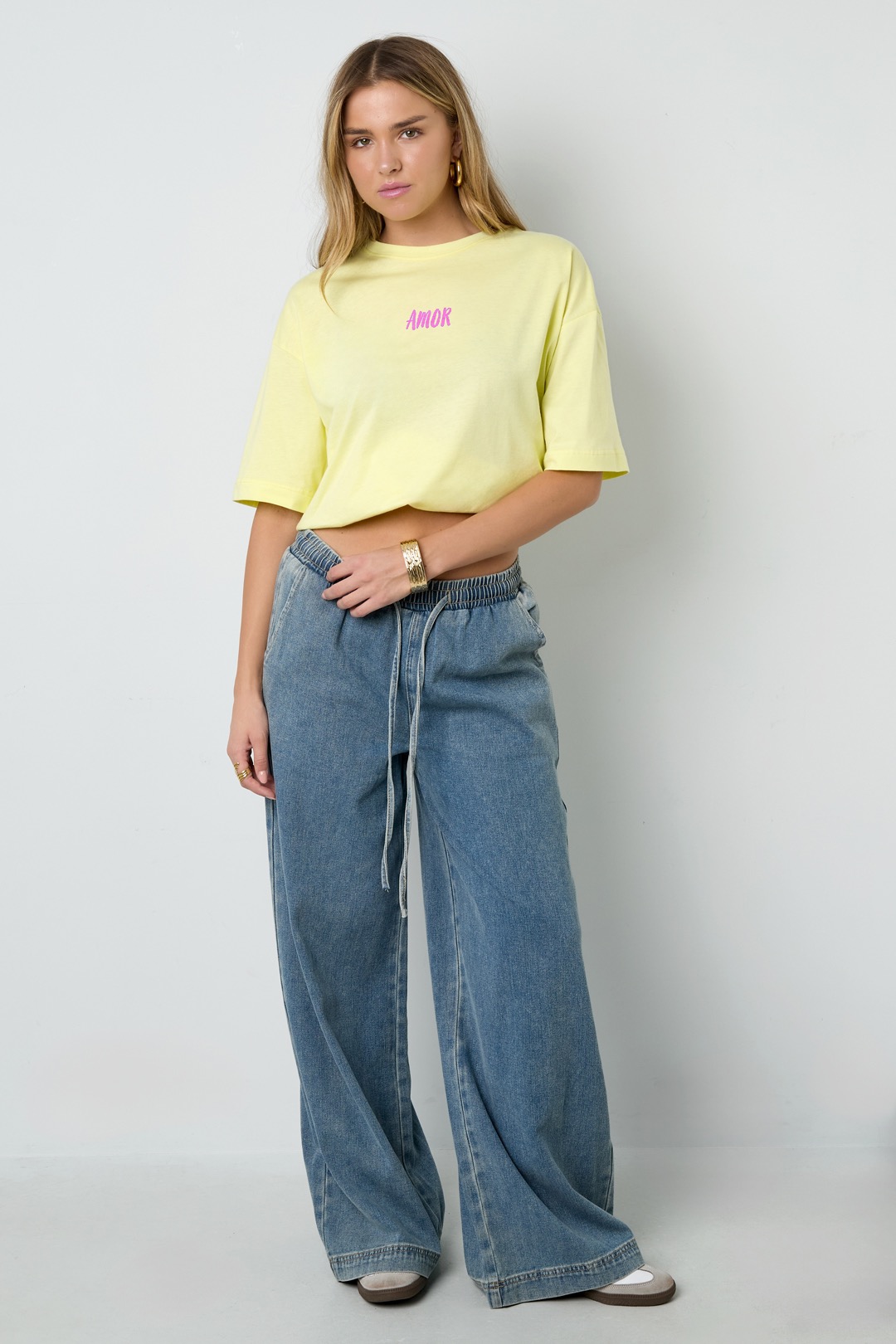 T-shirt oversized amor
