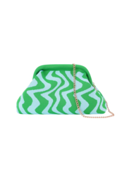 Strandclutch groen/blauw