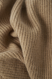 Jurk midi gebreid taupe