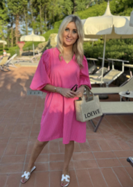 Jurk roze gestreept