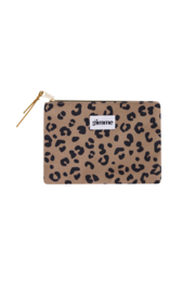 Make up tas panterprint klein
