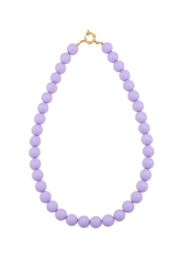 Ketting kralen klein lila