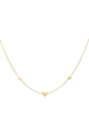 Ketting drie hartjes
