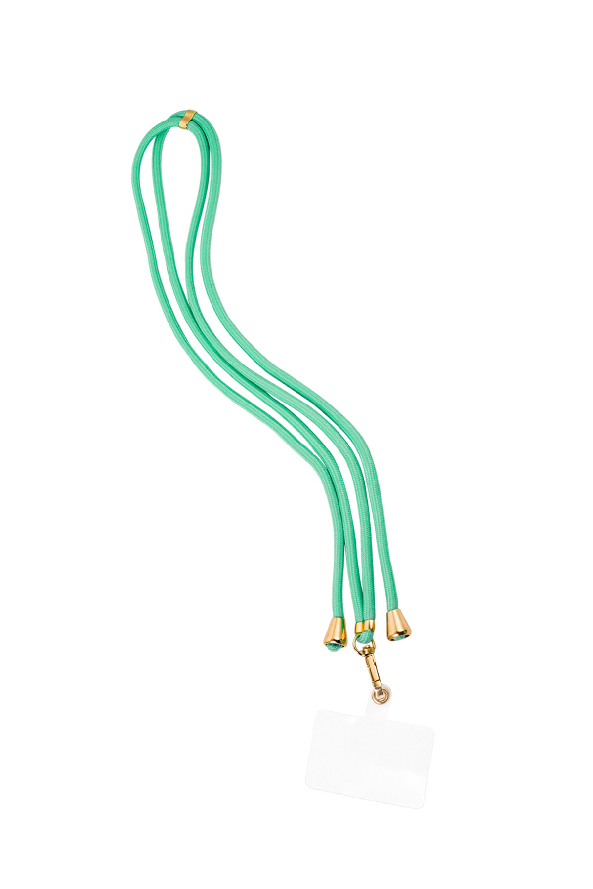 Telefoonkoord turquoise
