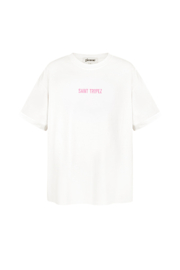 T-shirt Saint Tropez wit