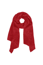 Sjaal effen warm rood