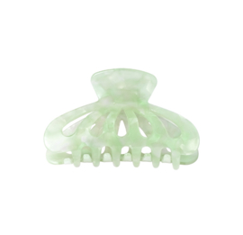 Haarclip schelp groen