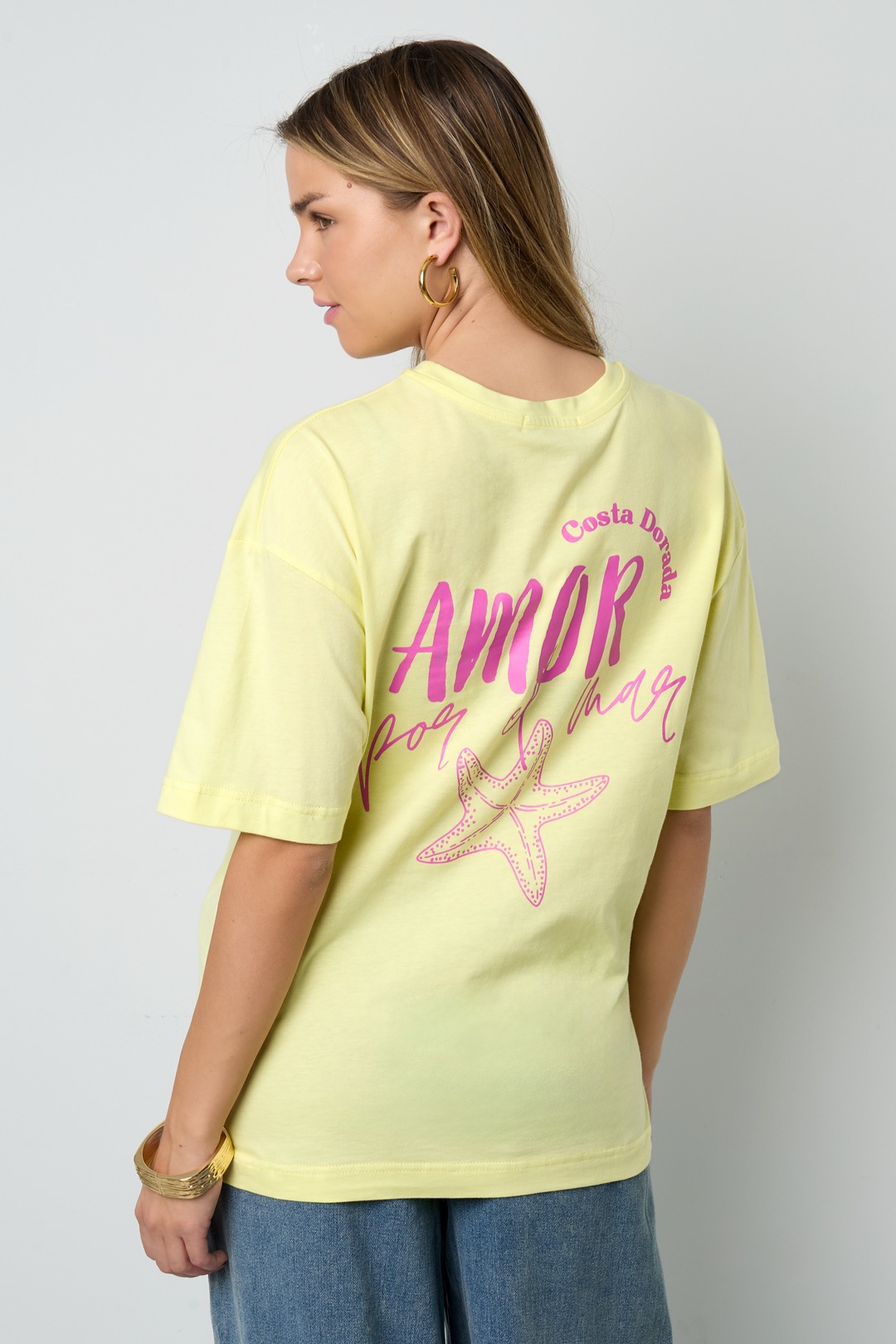 T-shirt oversized amor