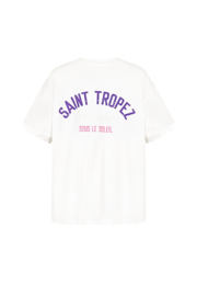 T-shirt Saint Tropez wit