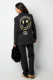 Blazer smile zwart