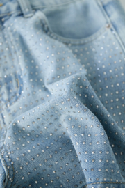 Jeans short glitters