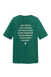 T-shirt oversized groen