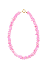 Ketting schelp pink
