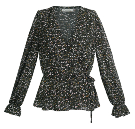 Blouse met bloemen print