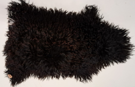 Stoere Donker Bruine Schapenvacht➥ 98 x 68  cm