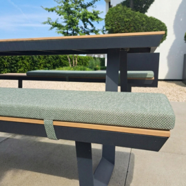 Kussen voor de picknicktafel 150 x 30 x 4 cm | Fris Groen