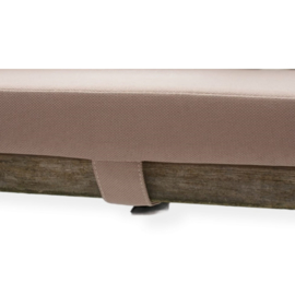 Kussen voor de picknicktafel 150 x 30 x 4 cm | Taupe