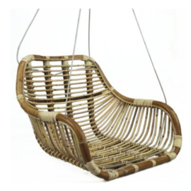 Flying Chair "Blond" met een zacht Kussen cadeau - Gratis verzending